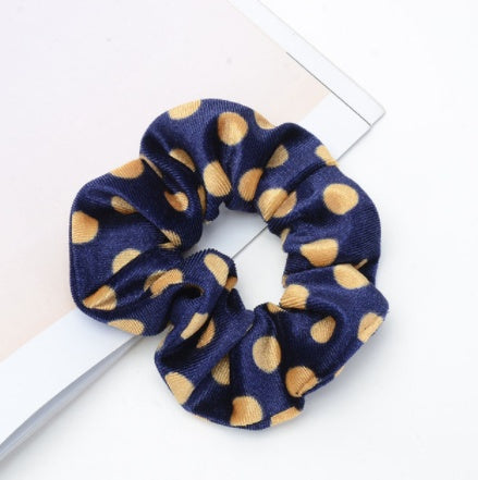 Vintage leopard spotted hair scrunchie