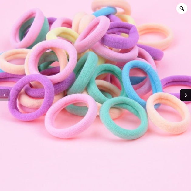 100 hair bobbles