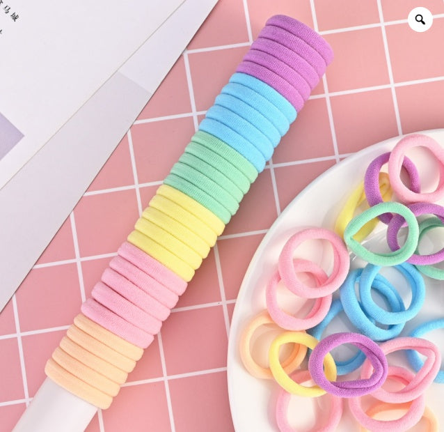 100 hair bobbles