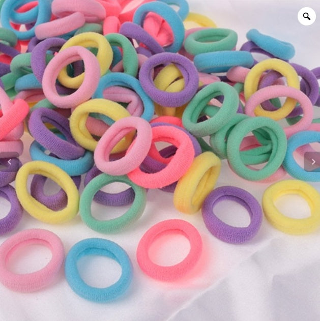 100 hair bobbles