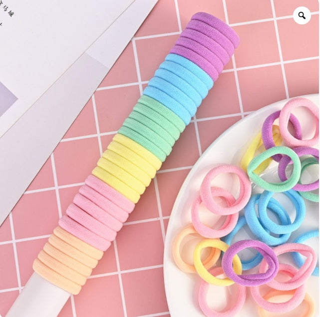 100 hair bobbles