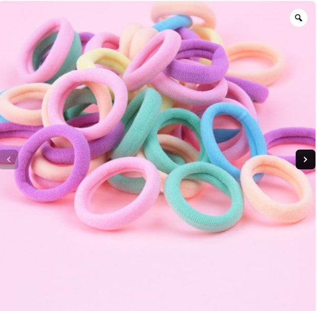 100 hair bobbles