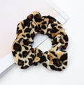 Vintage leopard spotted hair scrunchie