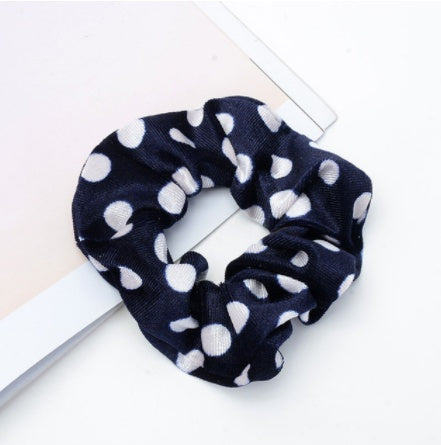 Vintage leopard spotted hair scrunchie