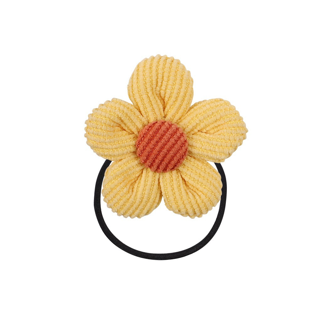 Floral hair bobble
