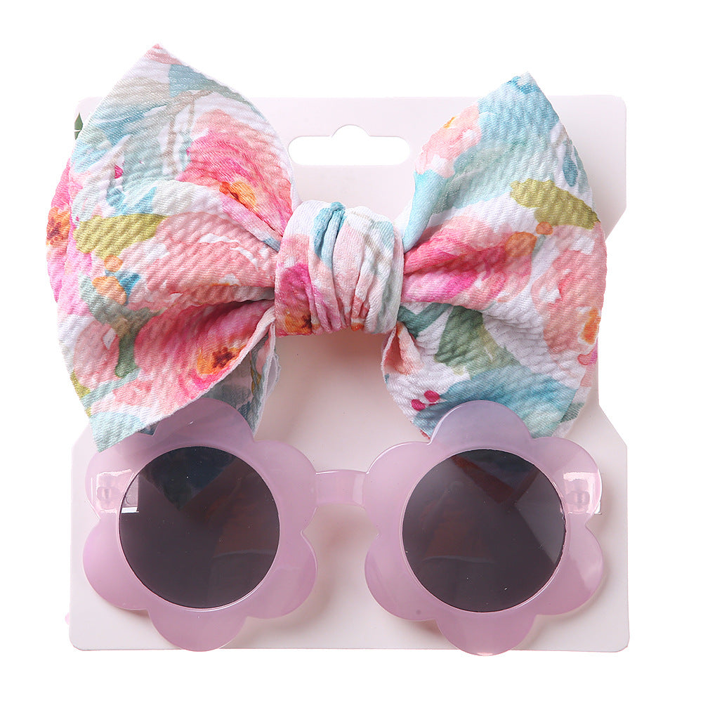 Kids Sunglasses and Hair Band Set