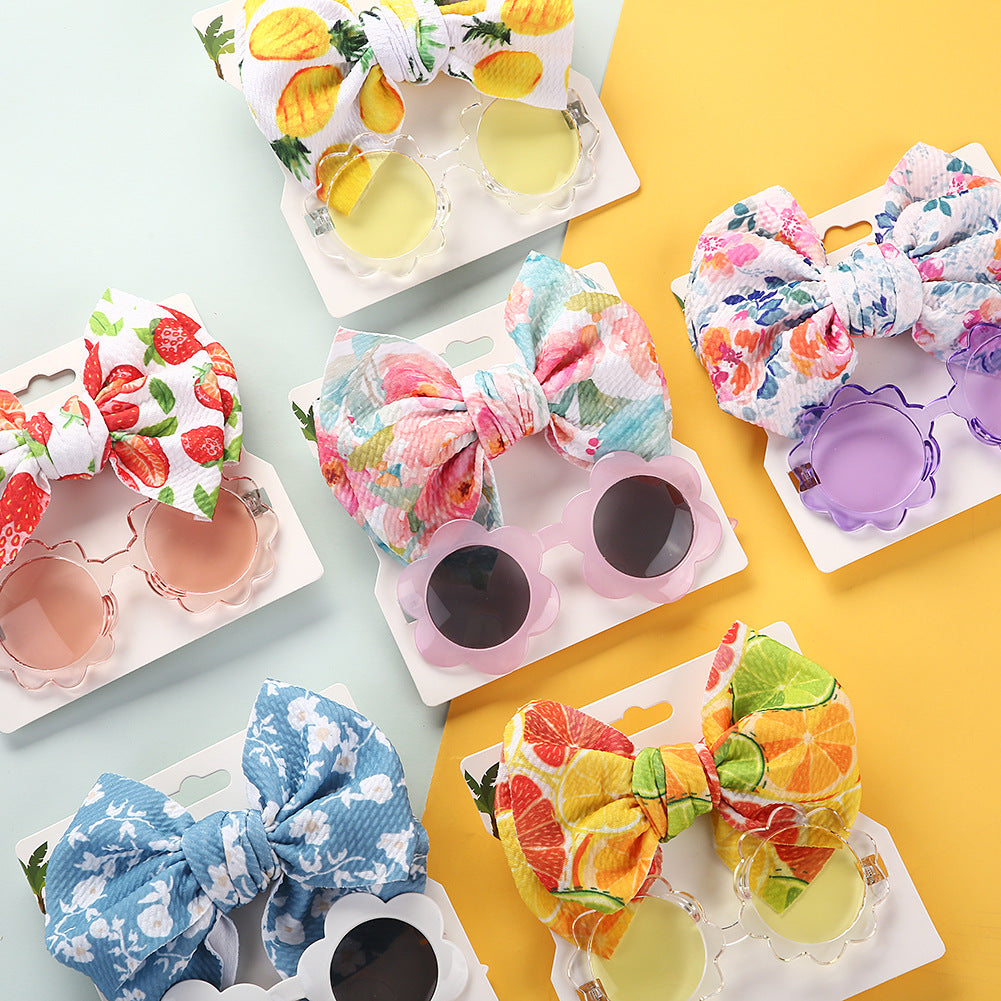 Kids Sunglasses and Hair Band Set