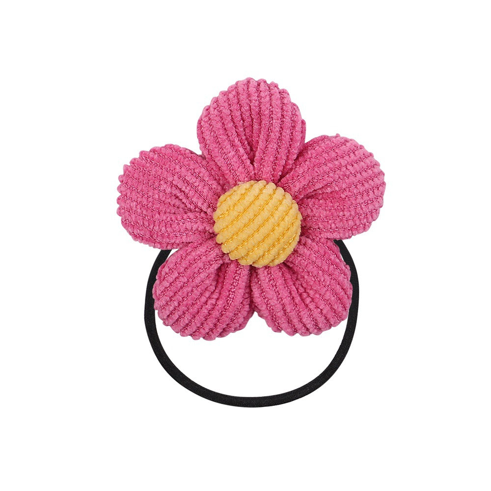 Floral hair bobble