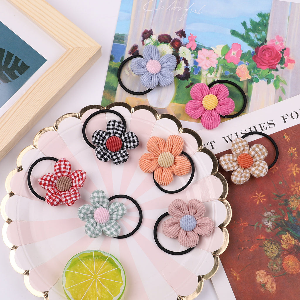Floral hair bobble