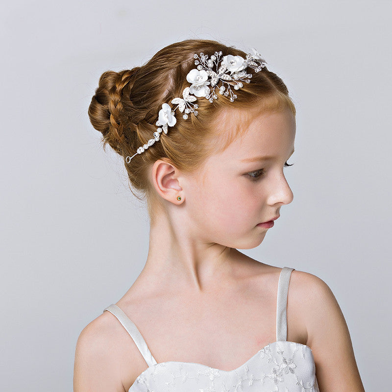 Girls floral headpiece
