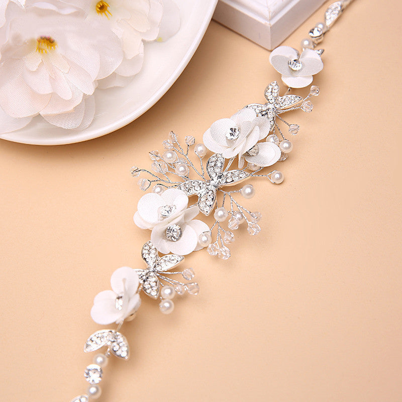 Girls floral headpiece